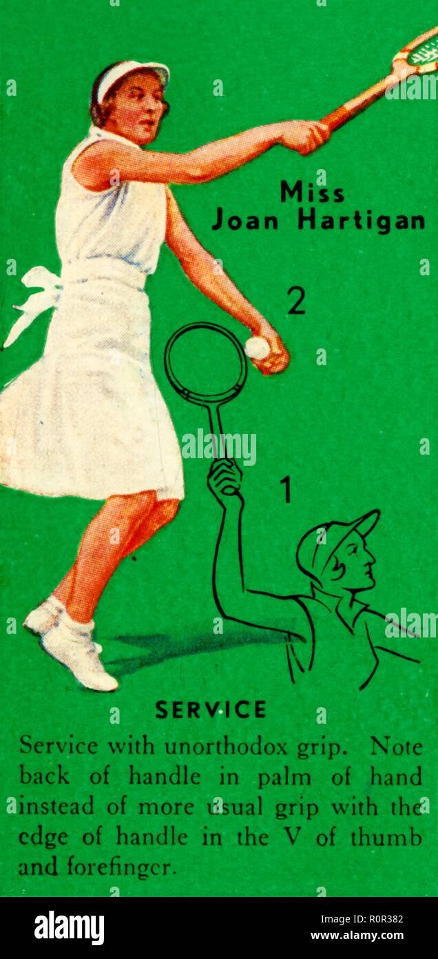 'Miss Joan Hartigan Service', c1935. Creator Unknown Stock Photo Alamy