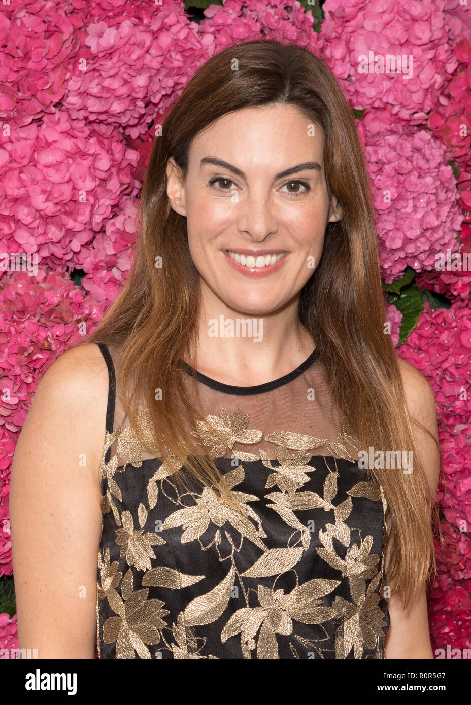 Guests attend the black tie charity dinner and Q&A at Royal Lancaster Hotel. Audrey Hepburn's youngest son Luca Dotti shares his mother's remarkable experiences as an Hollywood actress, humanitarian, friend and mother  Featuring: Catherine McQueen Where: London, United Kingdom When: 06 Oct 2018 Credit: Phil Lewis/WENN.com Stock Photo