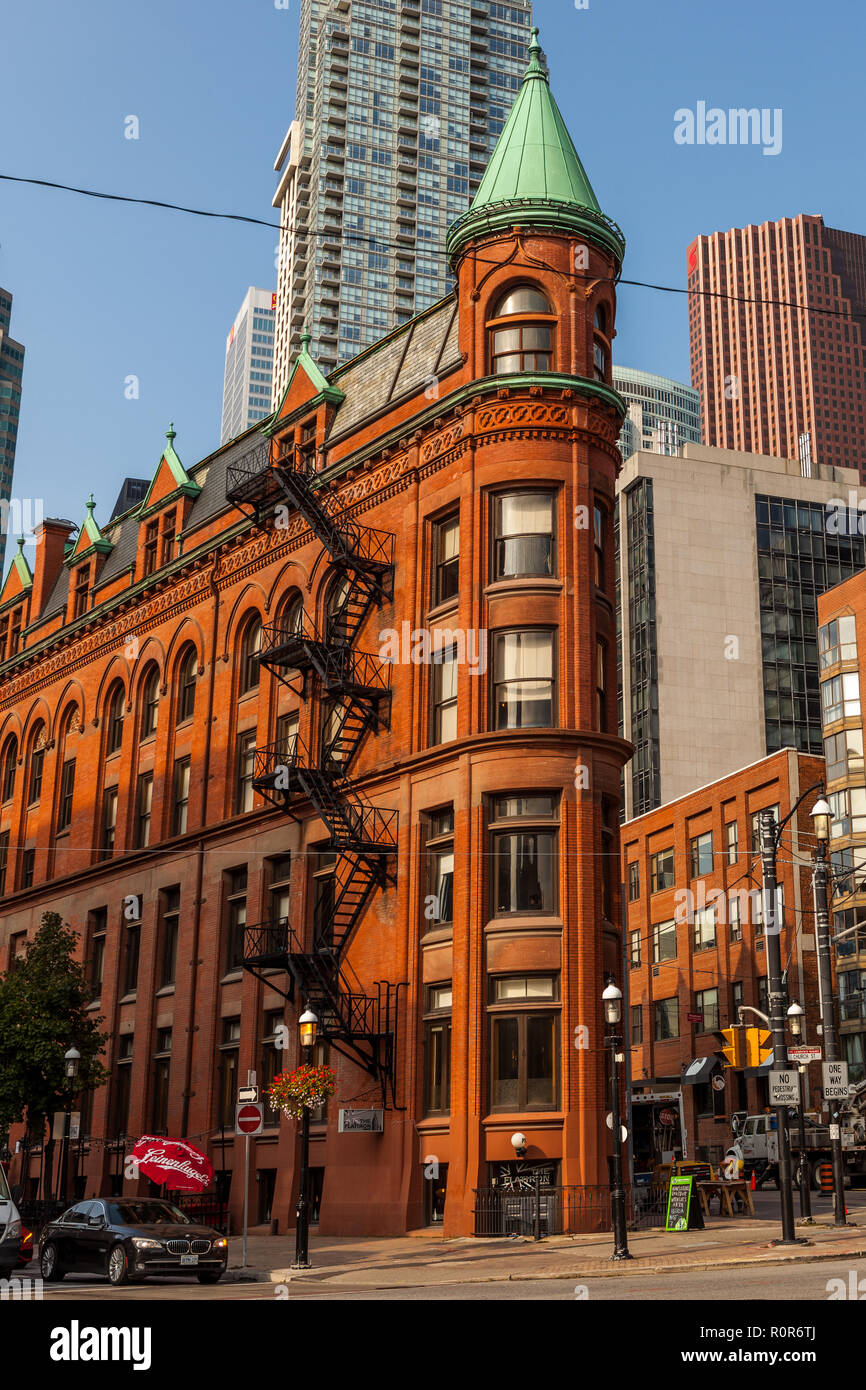 Toronto, CANADA October 10, 2018The Gooderham Building, also known