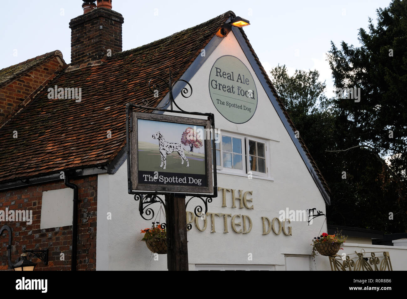The Spotted Dog, Flamstead, Hertfordshire. Stock Photo