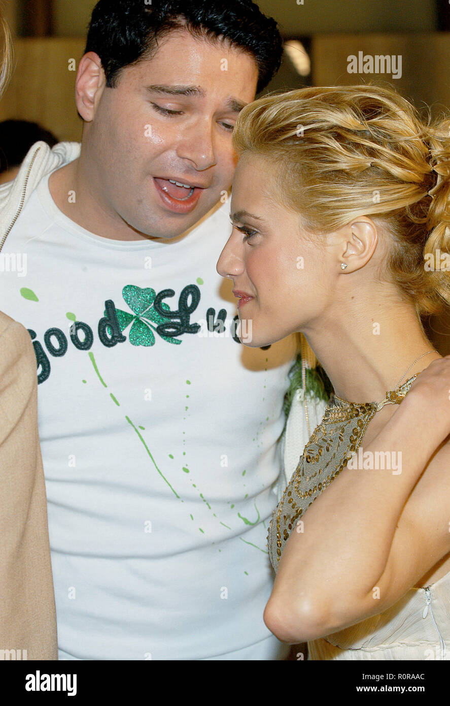 Brittany Murphy and Joel Michaely  the premiere of ' Just Married' at the Pacific Cinerama Dome in Los Angeles. January 8, 2003.           -           Stock Photo
