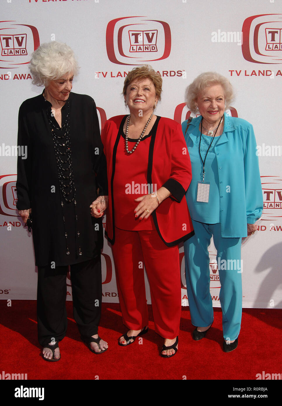 The Golden Girls Bea Arthur Rue Clanahan and Betty White 6th TV