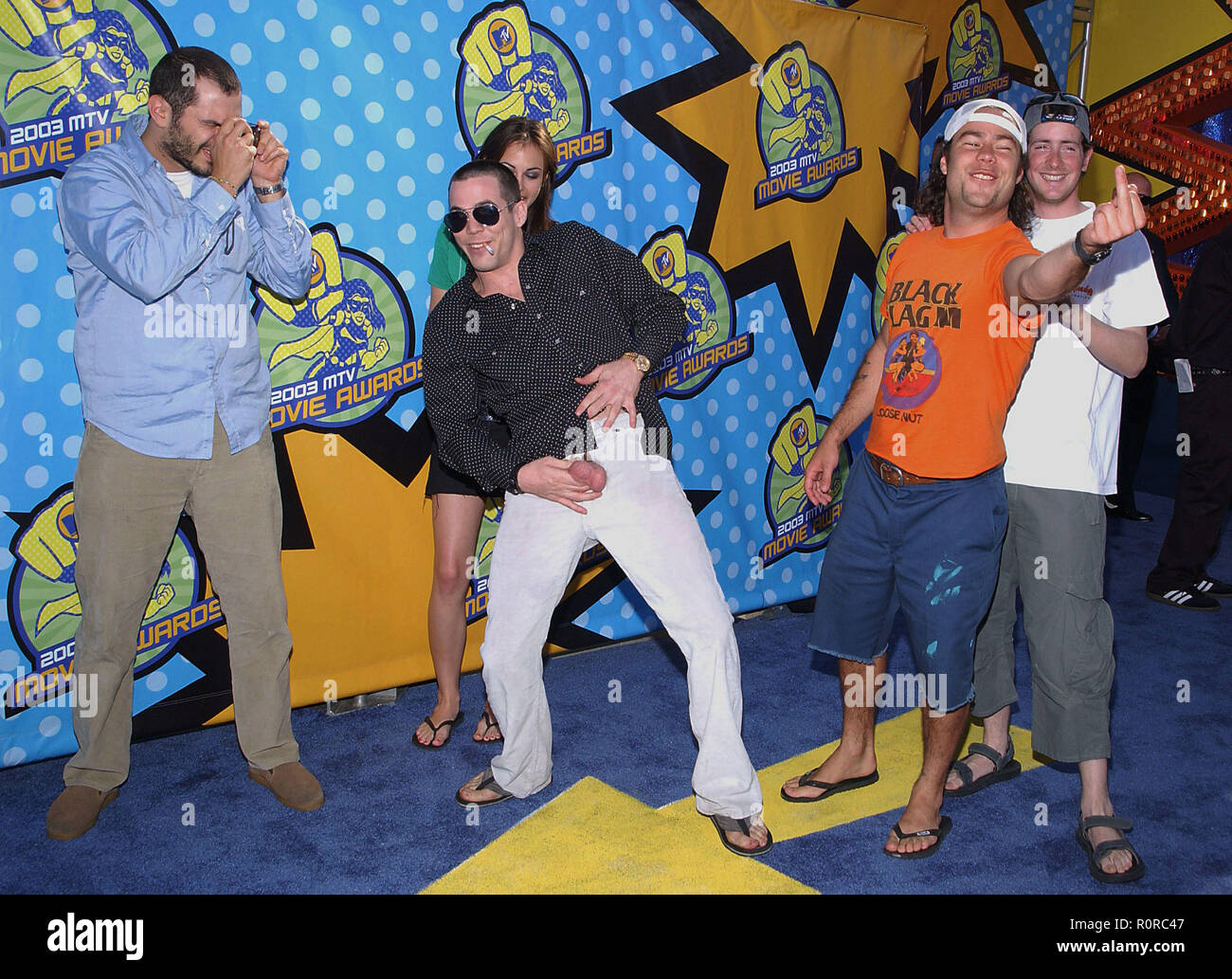 Jackass_thecast101a event in hollywood life california hires stock