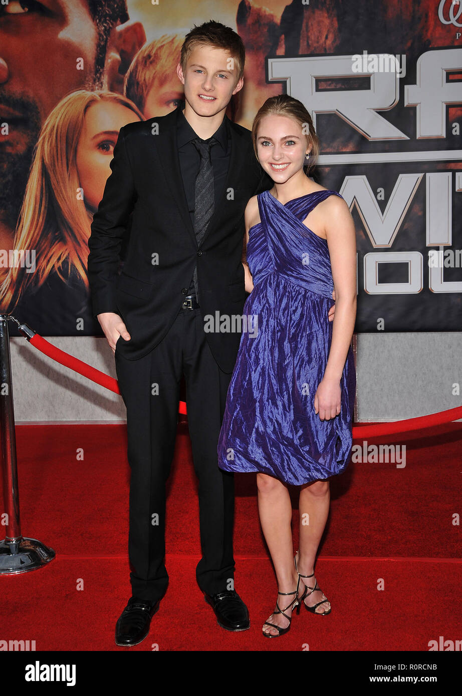 Alexander Ludwig and AnnaSophia Robb - Race To Witch Mountain Premiere at the El Capitan Theatre In Los Angeles.          -            LudwigAlexander Stock Photo