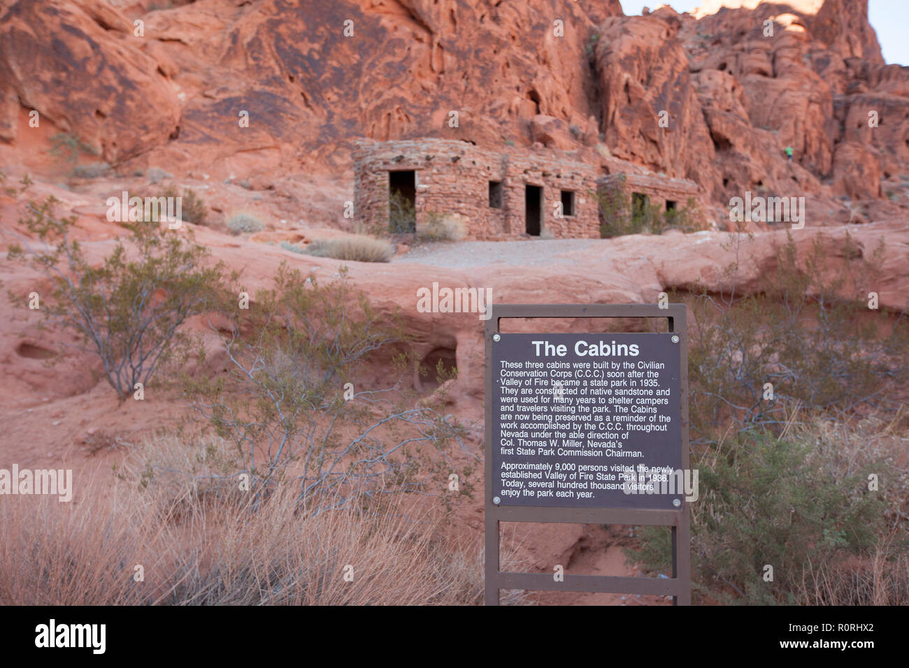 The Cabins At Valley Of Fire State Park In Nevada Were Built In