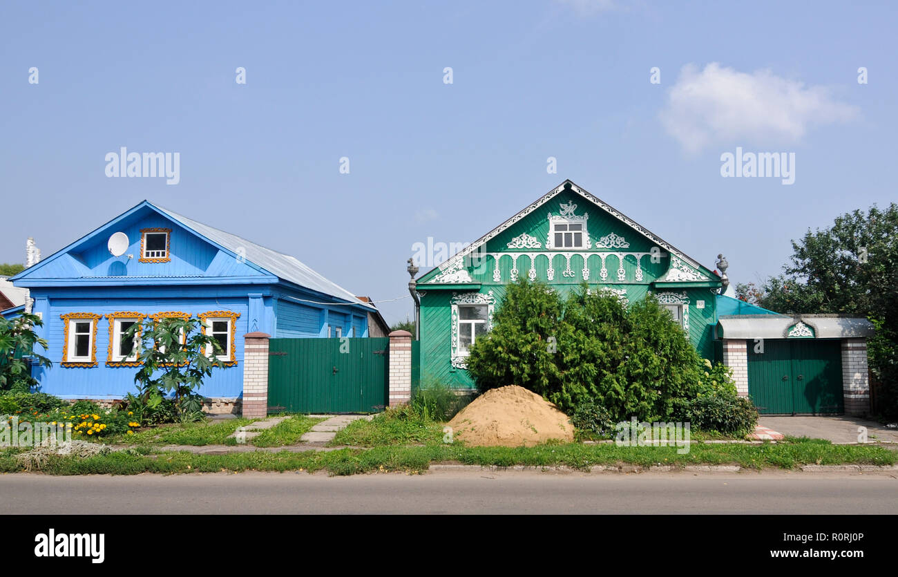 Traditional dacha (Russian country house). Suzdal, Russia Stock Photo