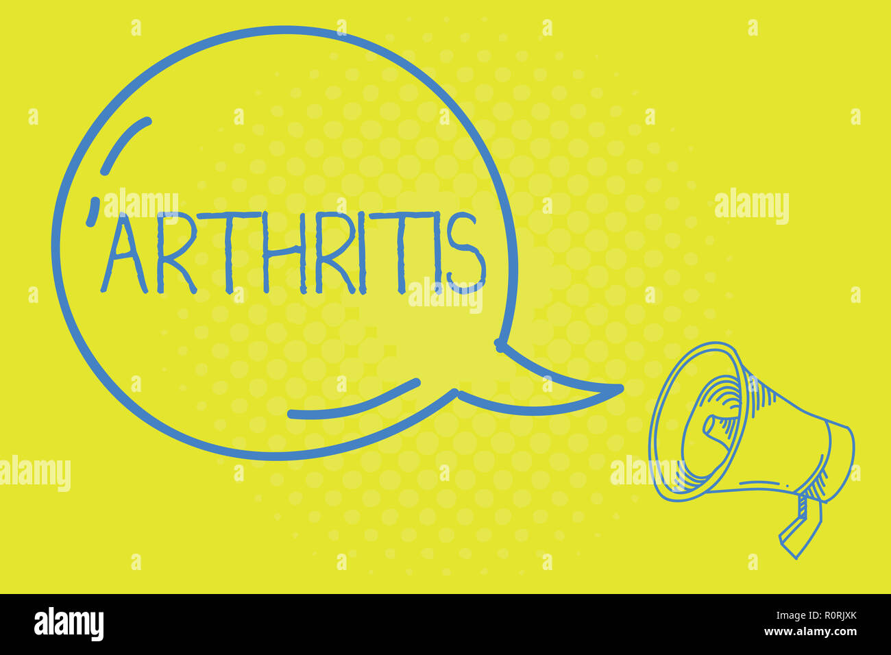 Word writing text Arthritis. Business concept for Disease causing ...