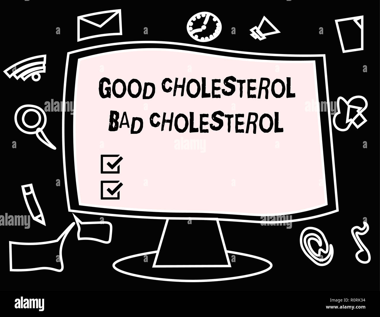 Text sign showing Good Cholesterol Bad Cholesterol. Conceptual photo