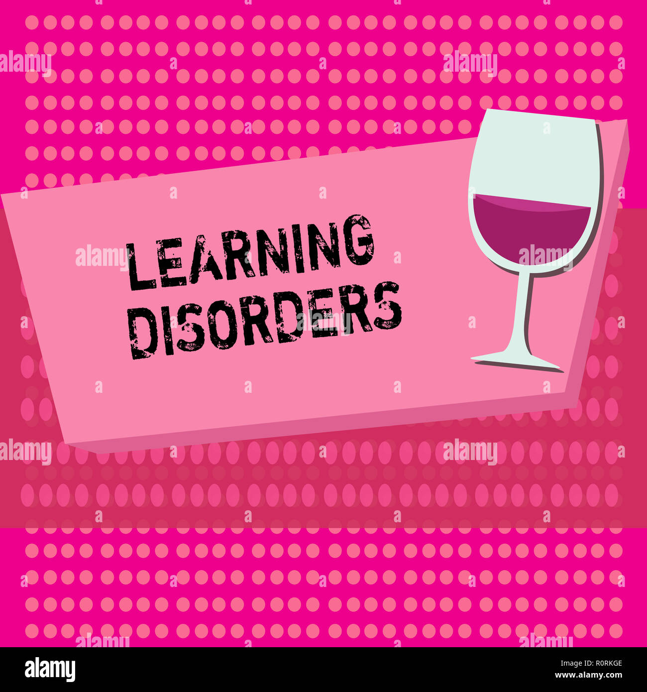 Text sign showing Learning Disorders. Conceptual photo inadequate development of specific academic skills. Stock Photo