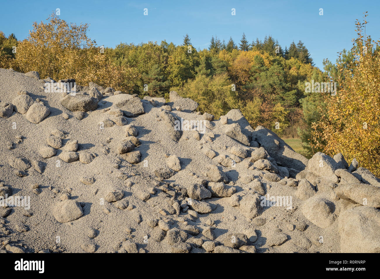 Texture Stones Gravel Pit Stock Photo