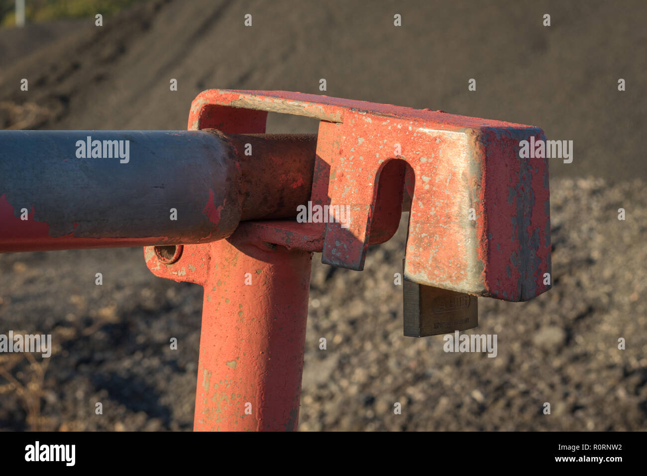 geschlossene Schranke Stock Photo