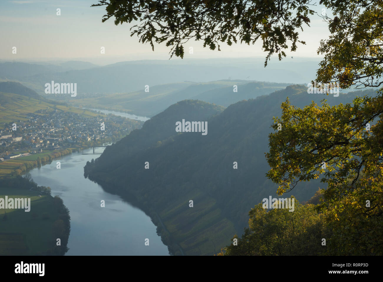 River Mosella in Germany Stock Photo