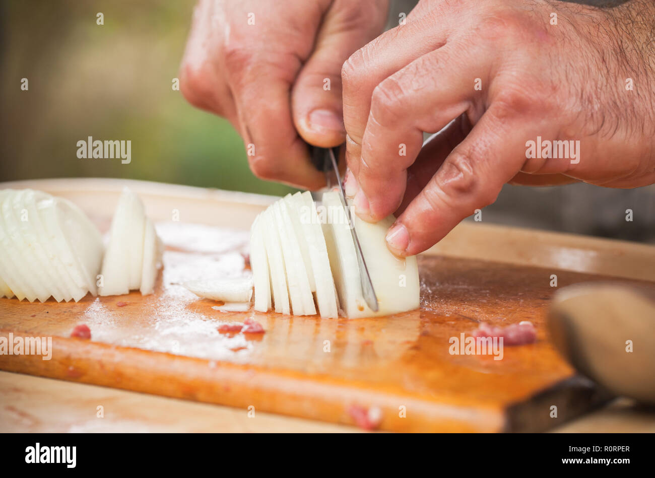 Onion chef hi-res stock photography and images - Alamy