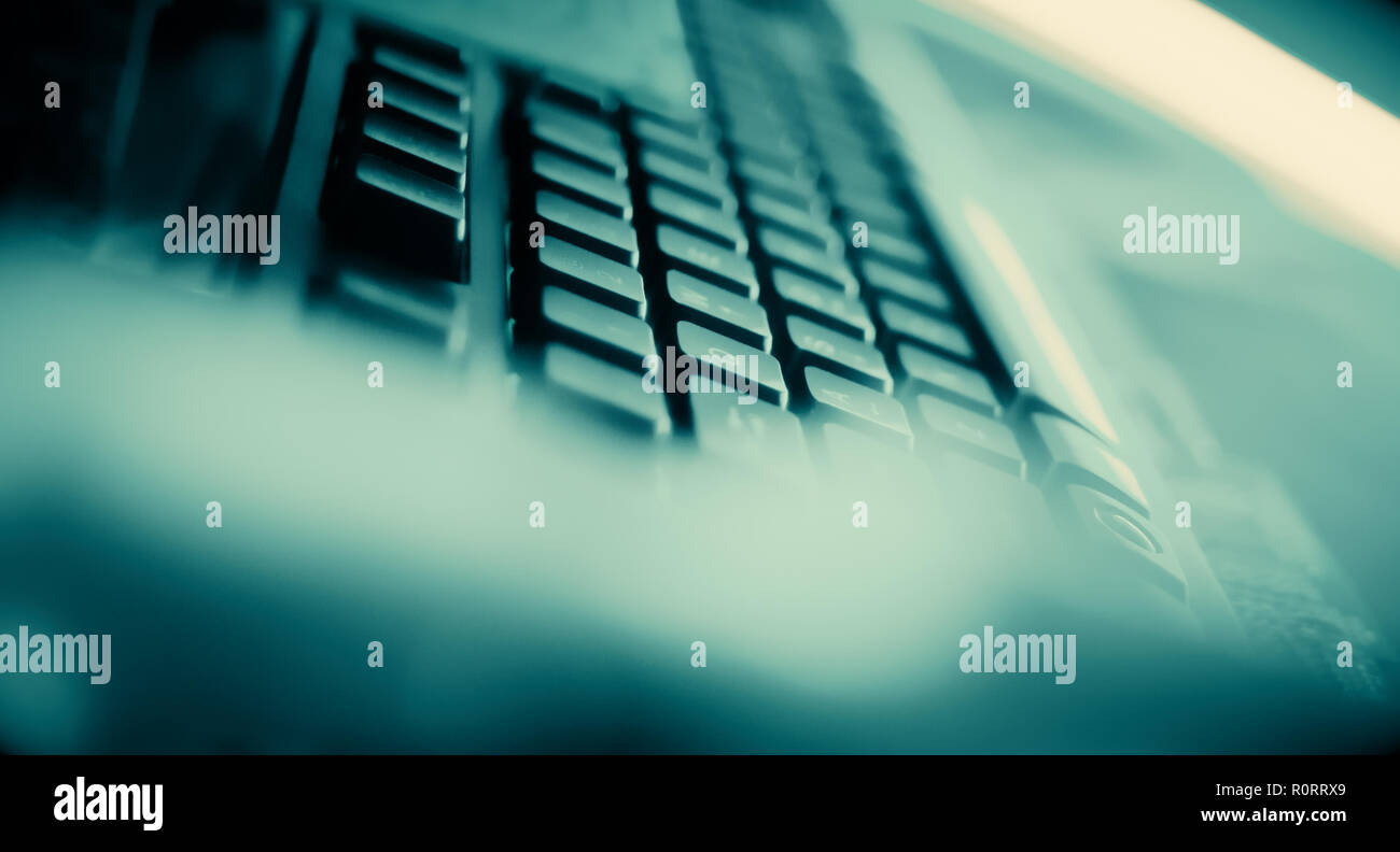 Computer science green abstract concept Stock Photo - Alamy