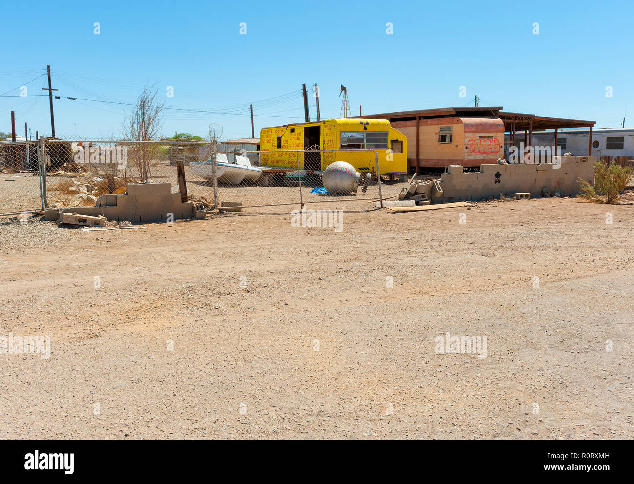 Bombay Beach, California, USA Stock Photo