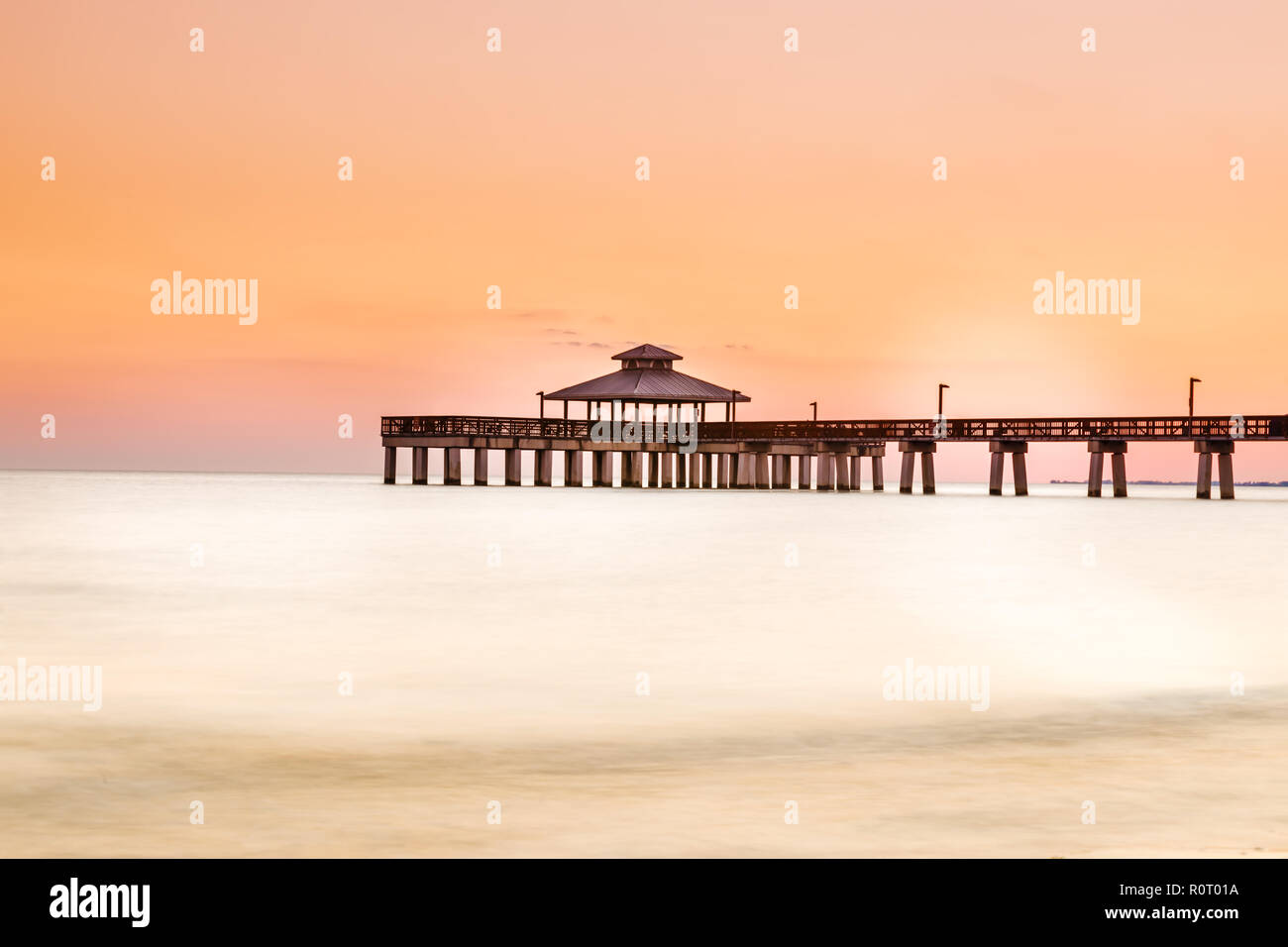 Pier Fort Myers Beach, Florida Stock Photo