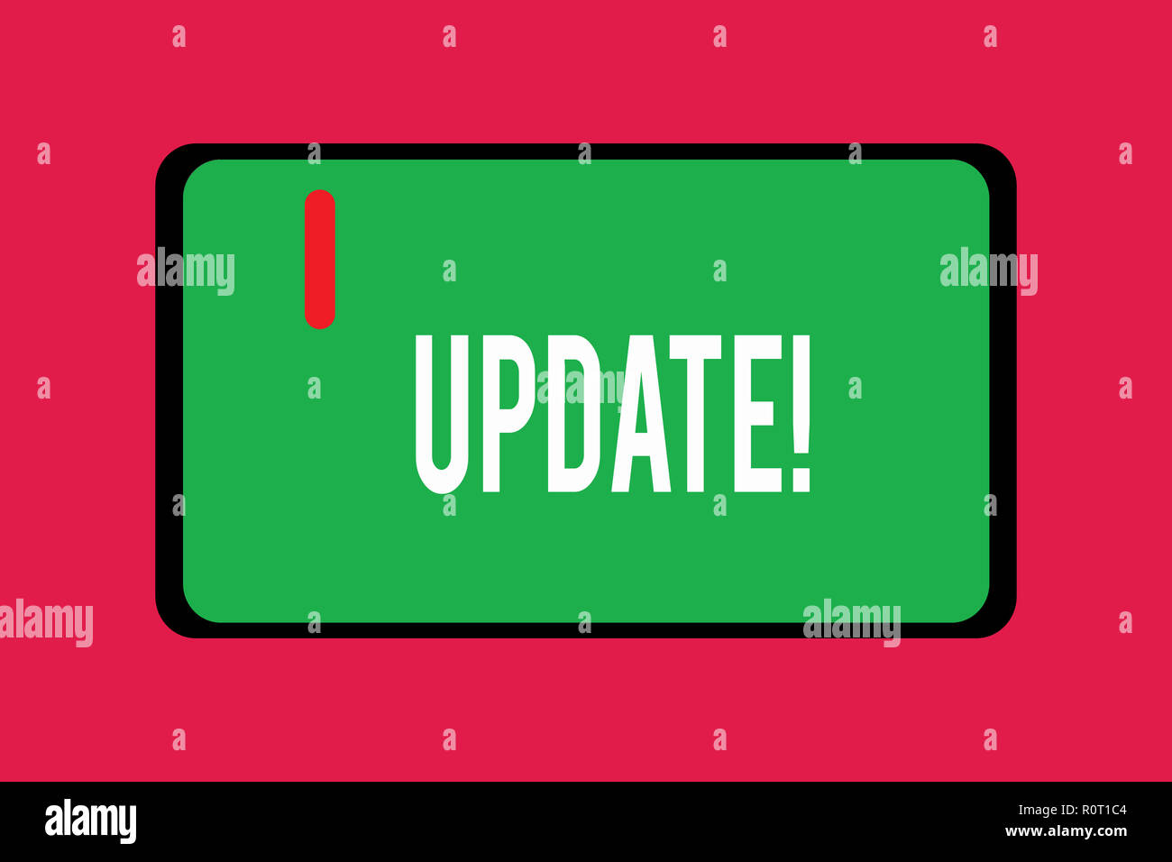 Word writing text Update. Business concept for Up to date Make ...