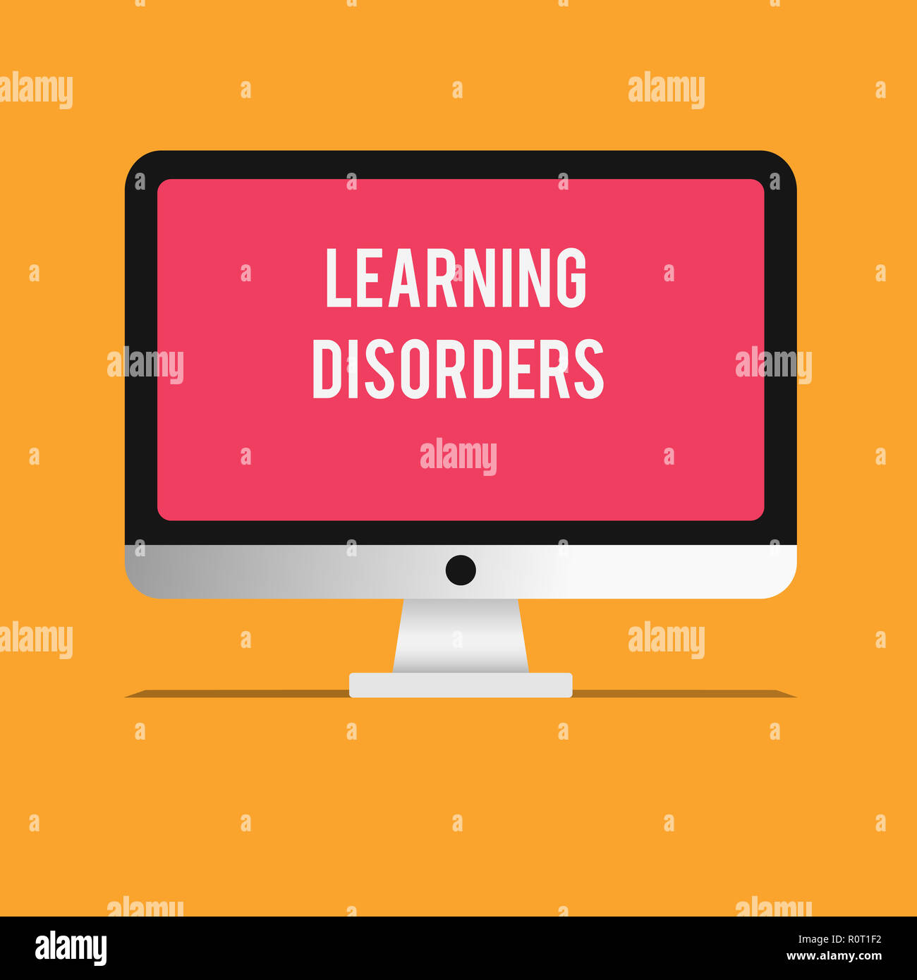 Writing note showing Learning Disorders. Business photo showcasing inadequate development of specific academic skills. Stock Photo