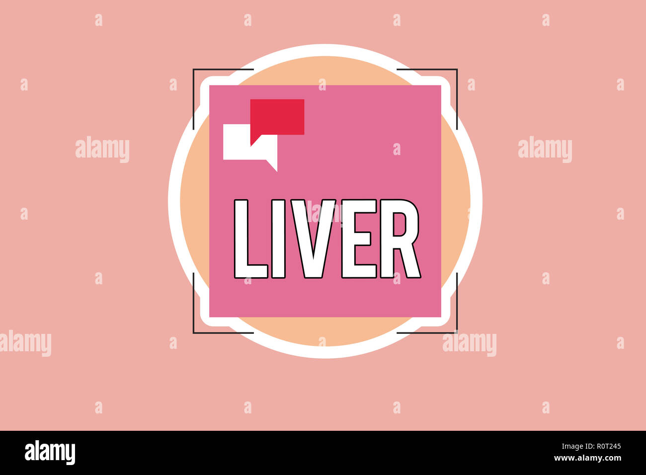 Writing note showing Liver. Business photo showcasing Large lobed