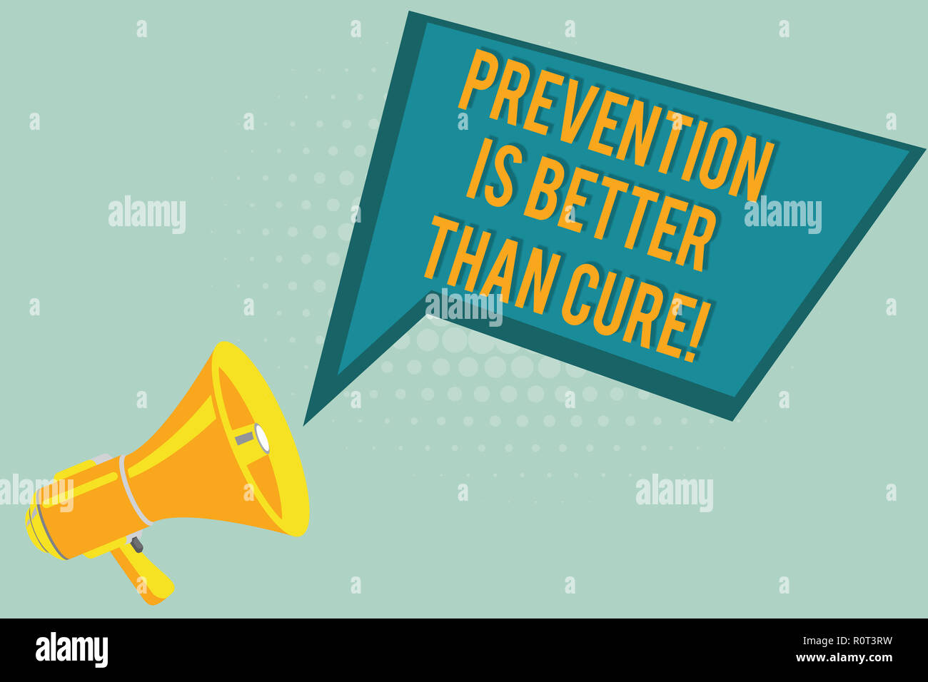 Text sign showing Prevention Is Better Than Cure. Conceptual photo Disease is preventable if