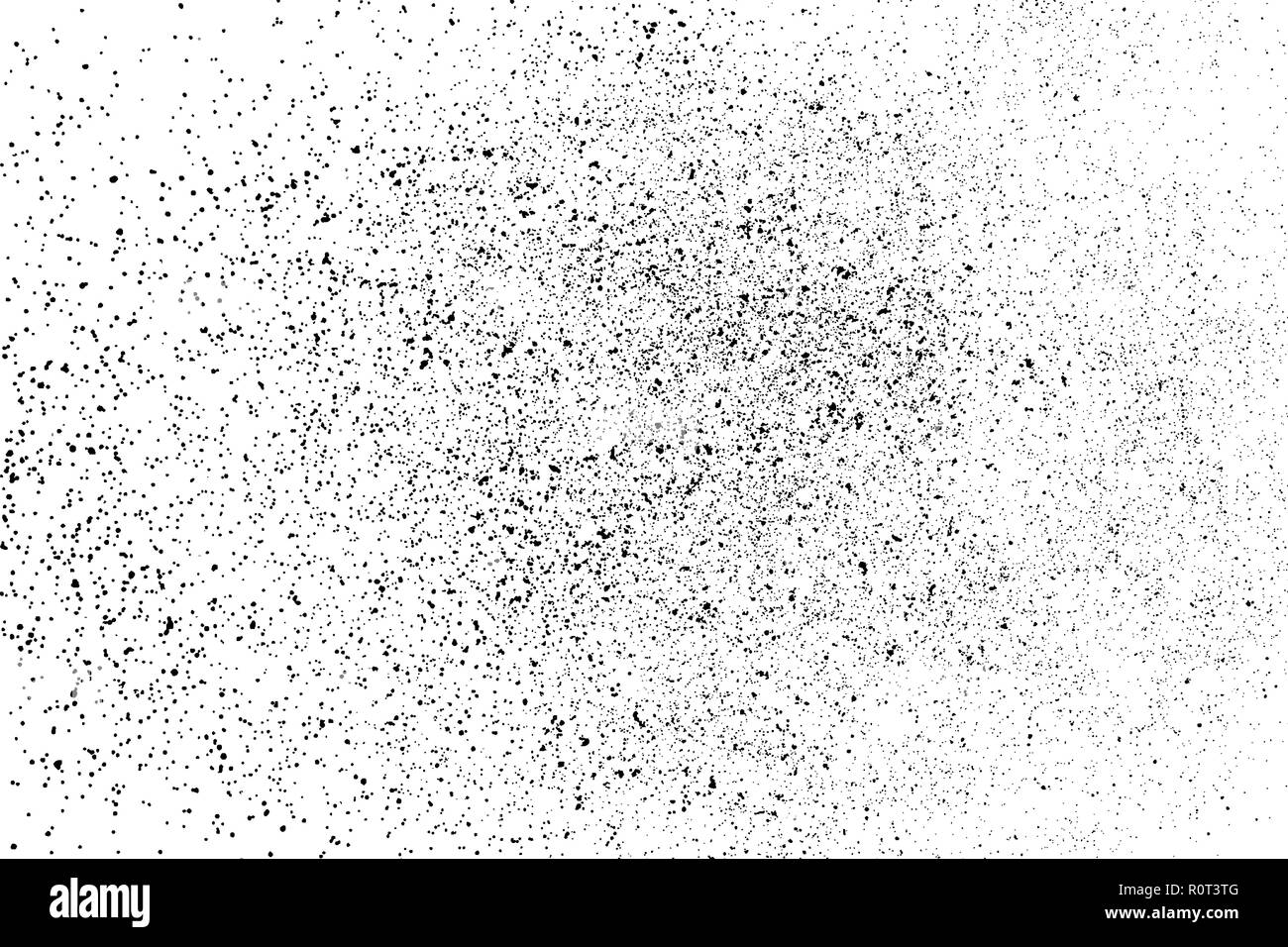 Black grainy texture isolated on white background. Distress overlay ...