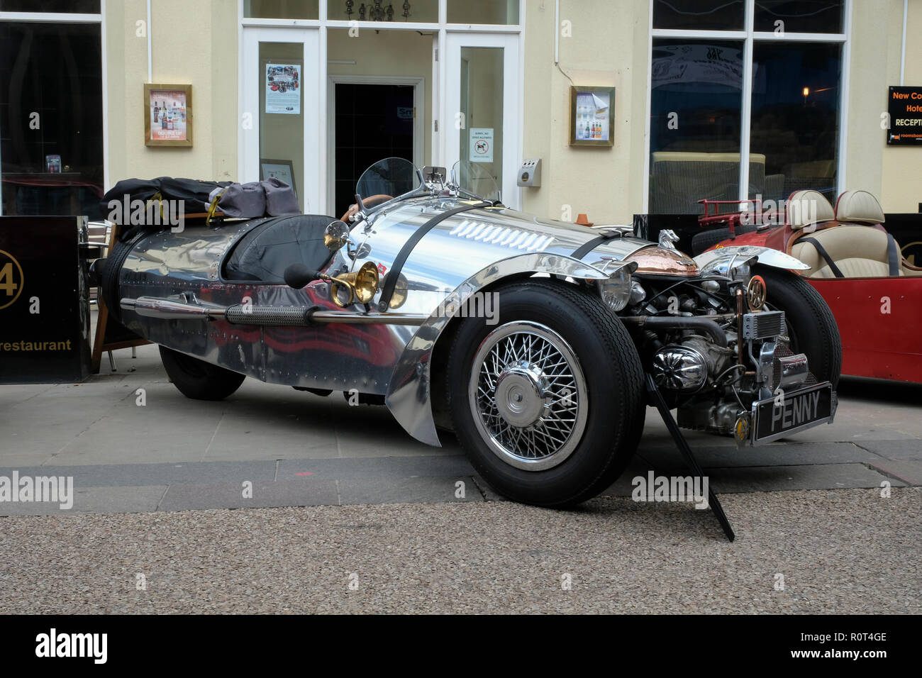 Classic Cars On Show In Gloucester High Street Pembleton Kit Car Stock Photo Alamy