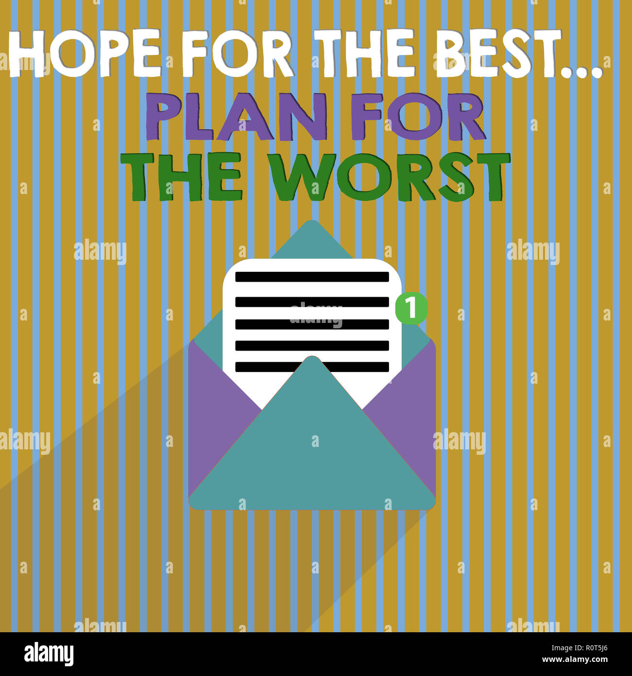 Word writing text Hope For The BestPlan For The Worst. Business