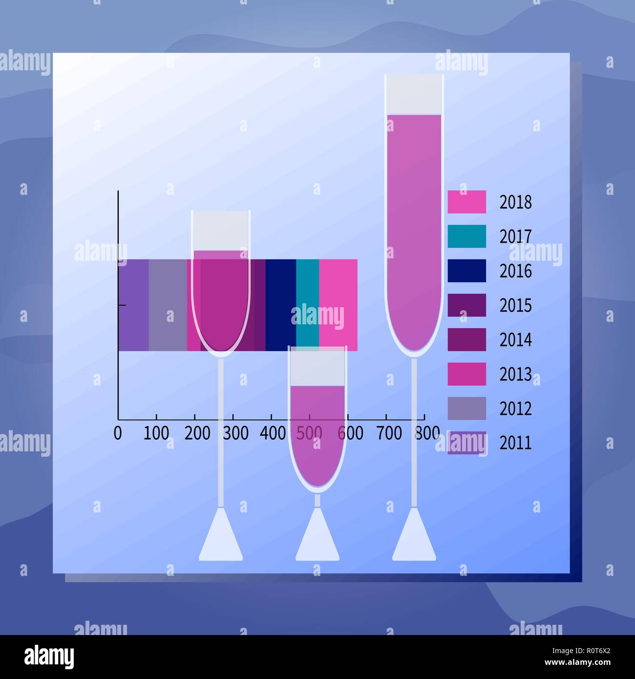 Water consumption chart hi-res stock photography and images - Alamy