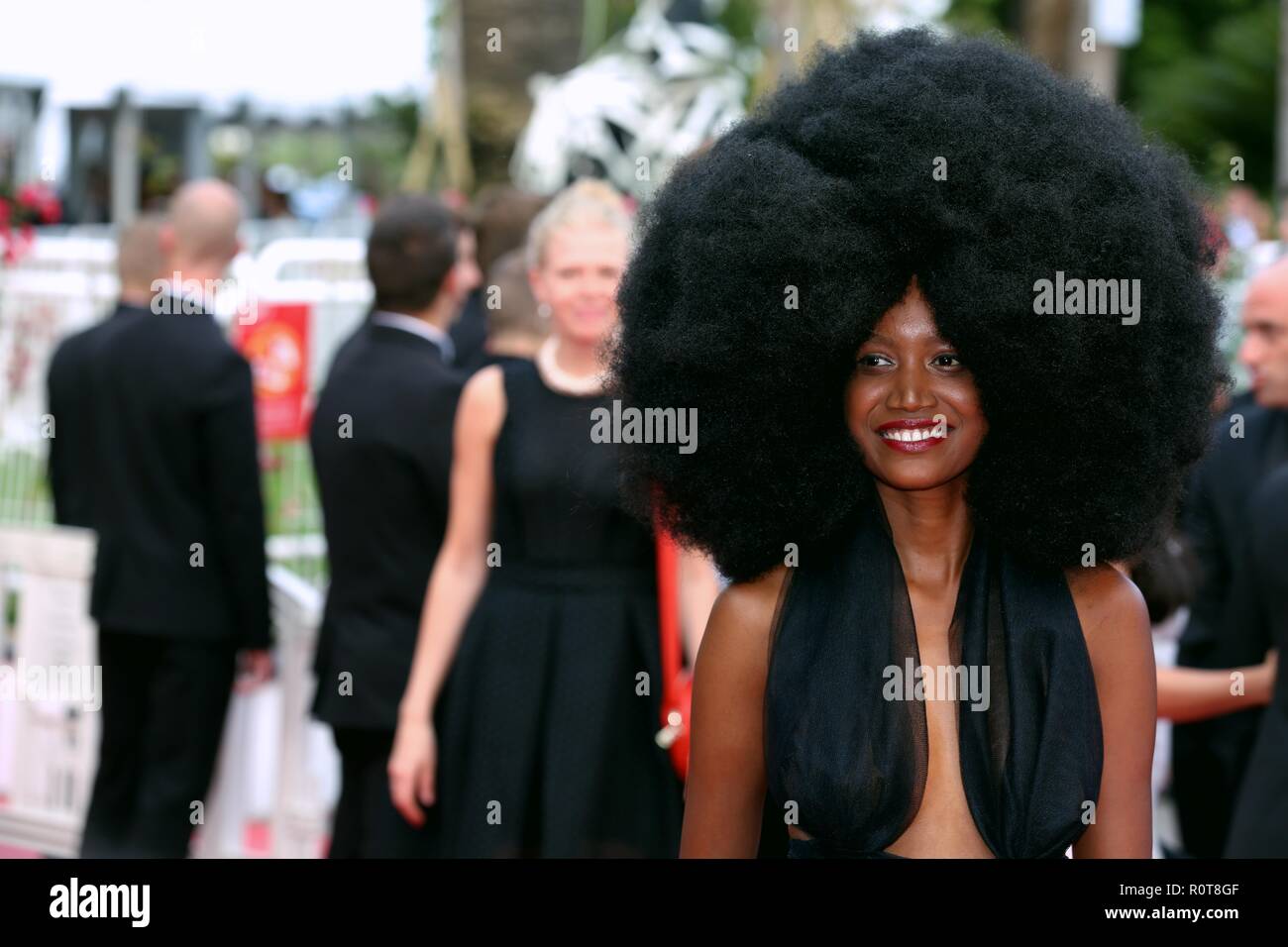 CANNES, FRANCE – MAY 18, 2018: Mariame Sakanoko attends the screening