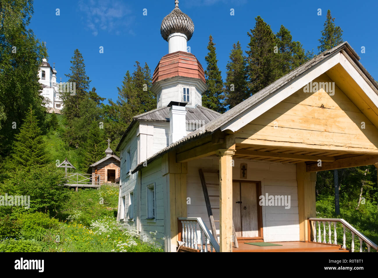 Church Of The Resurrection At Mount Calvary On Anzersky Island, Solovki Islands, Arkhangelsk Region, Russia Stock Photo - Alamy