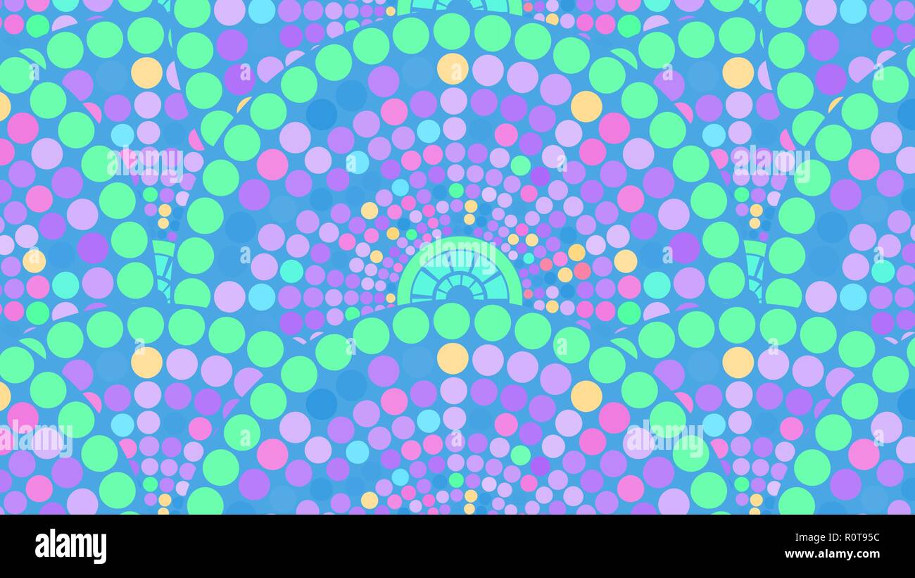 Abstract background of multicolored circles Stock Vector