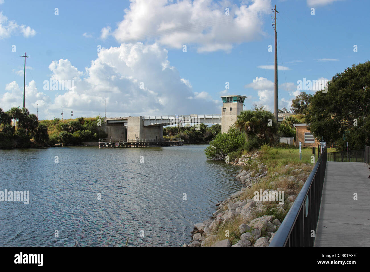 Haulover Canal Merritt Island Florida Stock Photo
