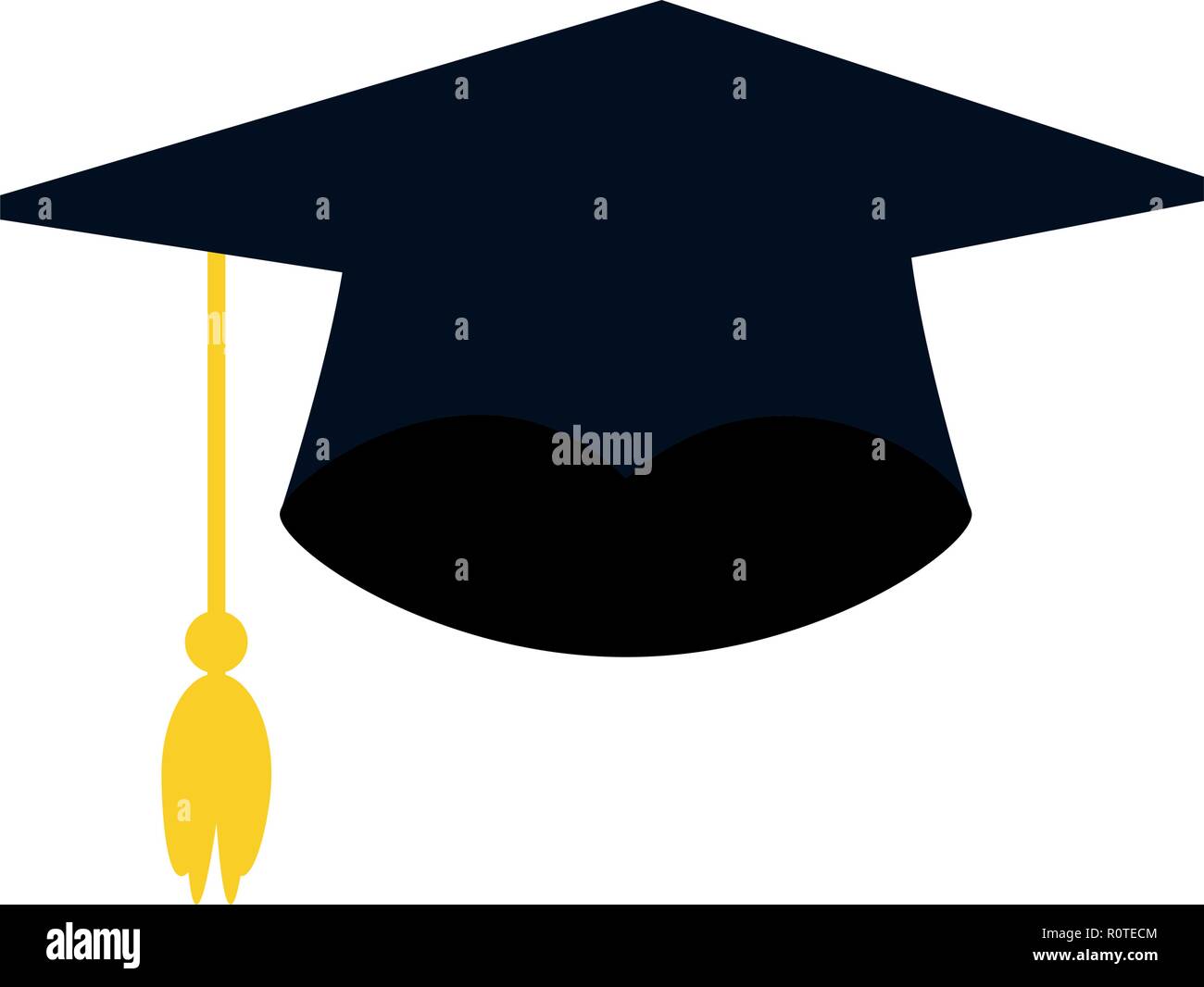 hat graduation isolated icon vector illustration design Stock Vector ...