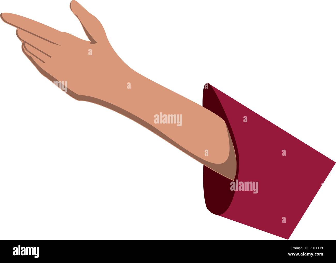 Pointing out the view Stock Vector Images - Alamy