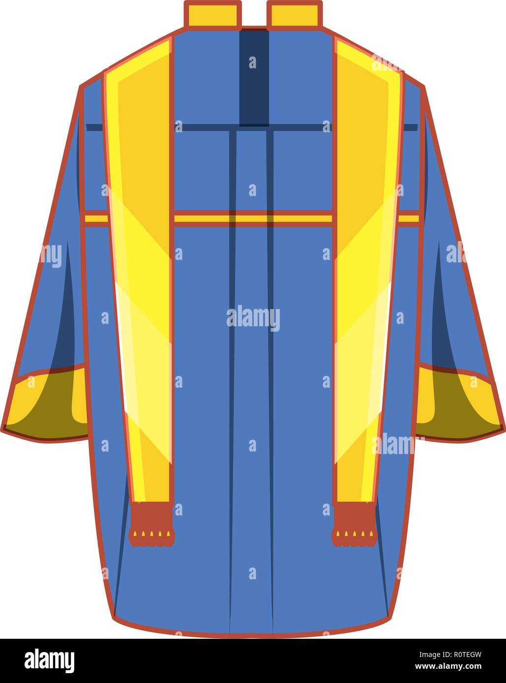 Ceremonial gown Stock Vector Images - Alamy