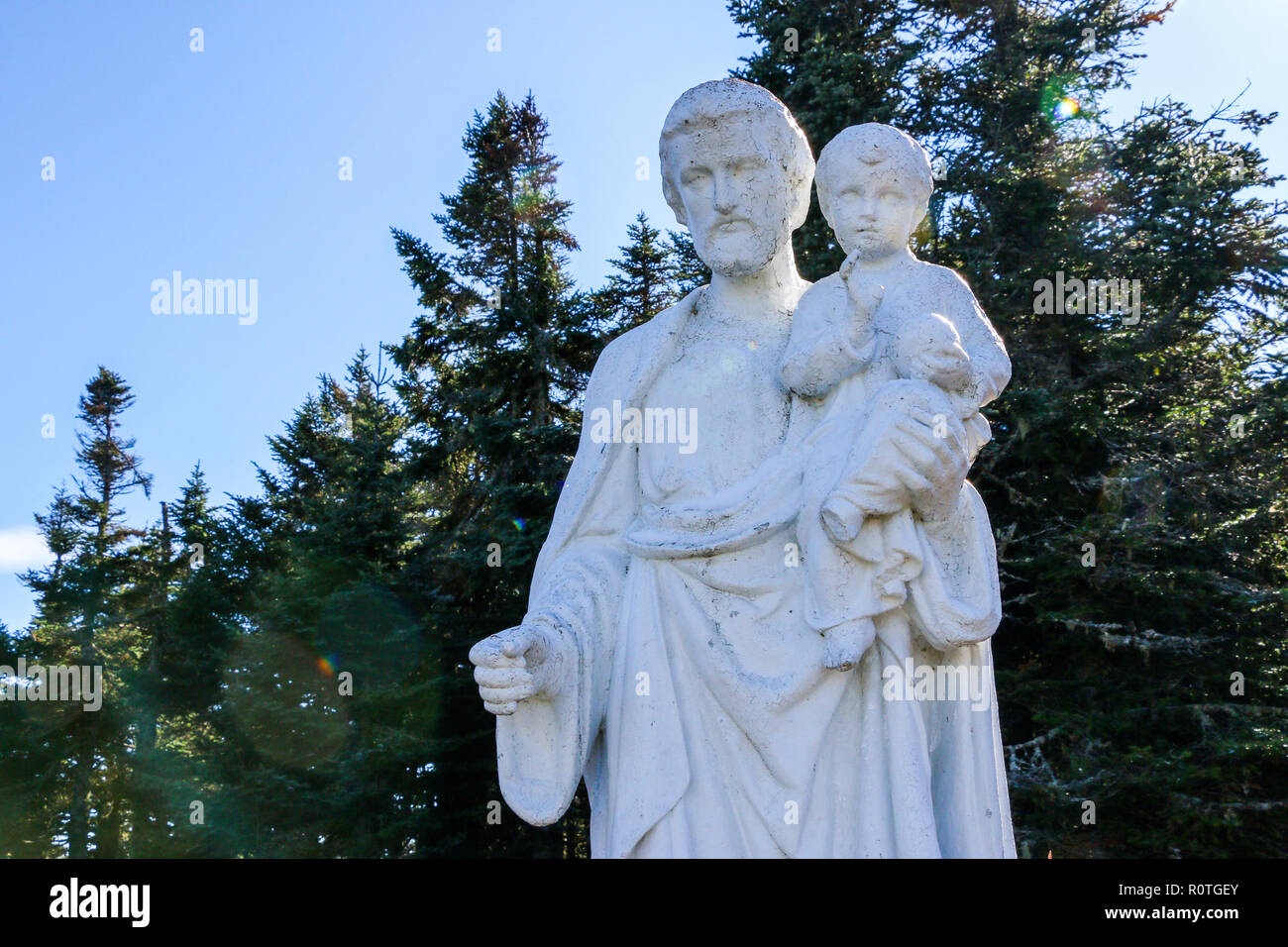 MontMégantic National Park and its observatory Quebec Canada Stock