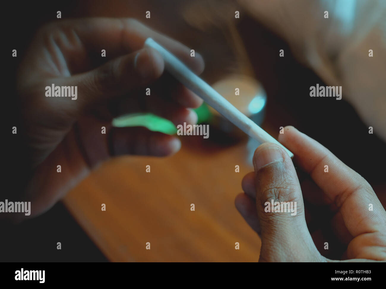 marijuana weed smoking close up on background Stock Photo - Alamy