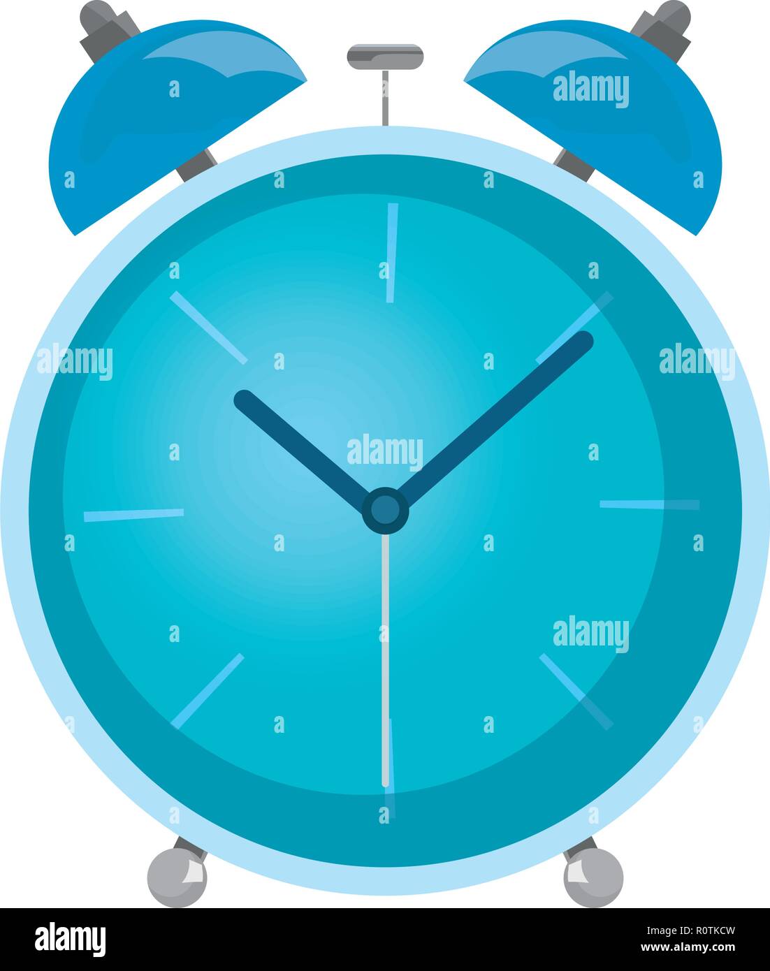 alarm clock wake on white background vector illustration Stock Vector ...