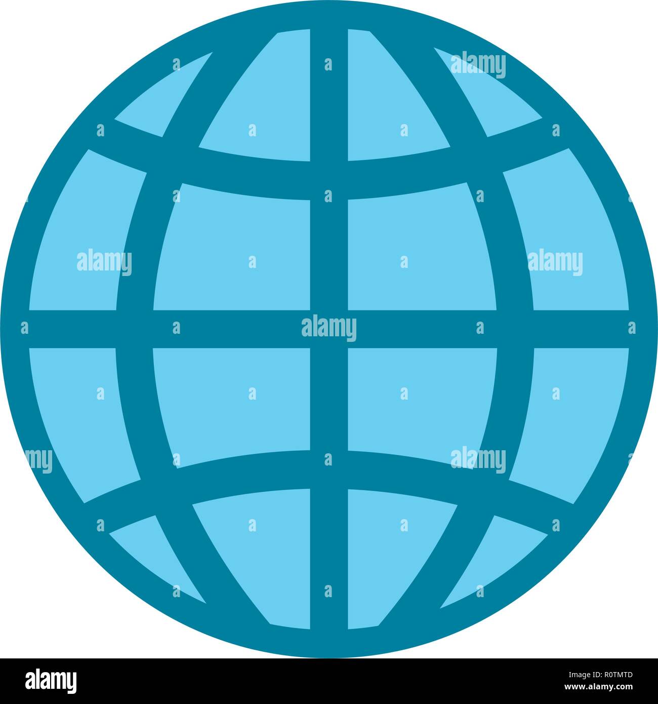 globe world on white background vector illustration Stock Vector Image ...