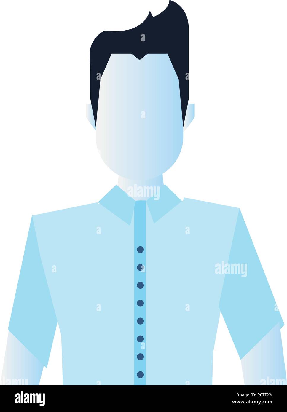 businessman character on white background vector illustration Stock ...