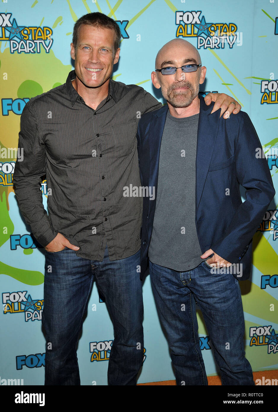 Mark Valley and Jackie Earle Hale  - FOX - tca - Summer Press Tour at the LANGHAM HUNTINGTON HOTEL & SPA in Pasadena          -            ValleyMark_ Stock Photo