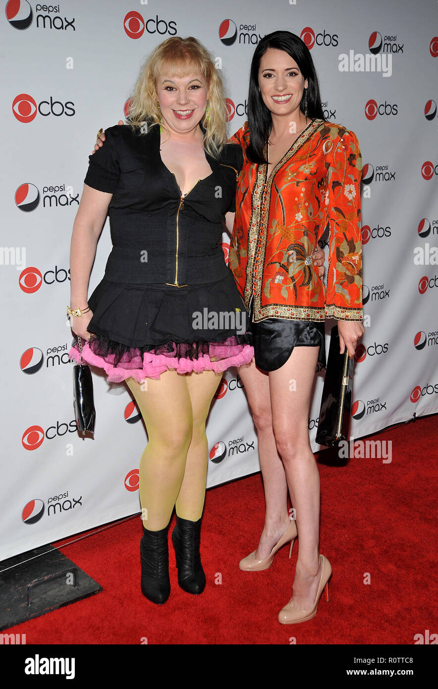 Kirsten Vangsness and Paget Brewster- Celebrate The New Season On CBS  at My House Club In Los Angeles.          -            VangsnessKristen Brewste Stock Photo