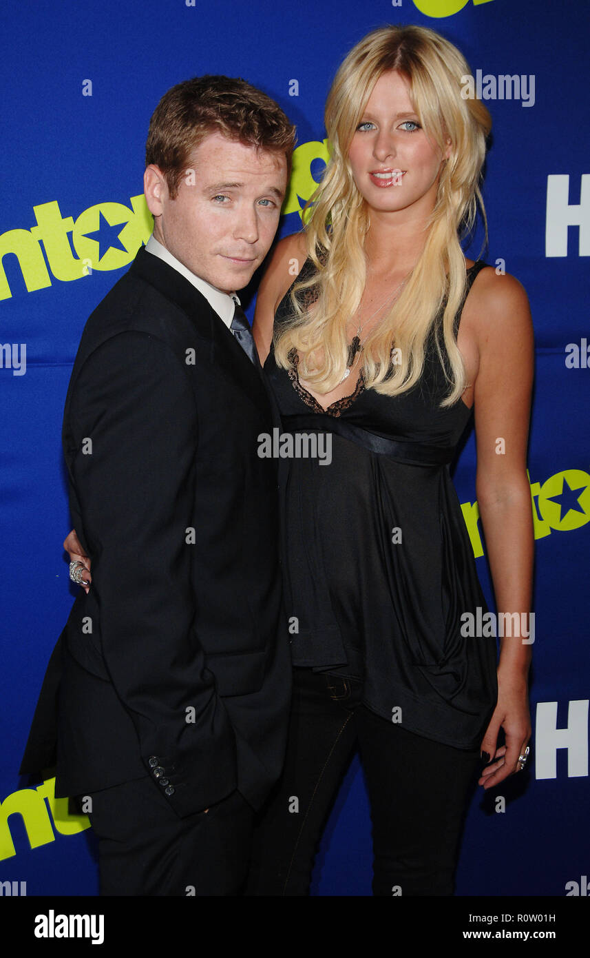 Kevin Connolly and Nicky Hilton arriving at ENTOURAGE Premiere at the Arcligth Theatre In Los Angeles.  June 1st 2006.          -            ConnollyK Stock Photo