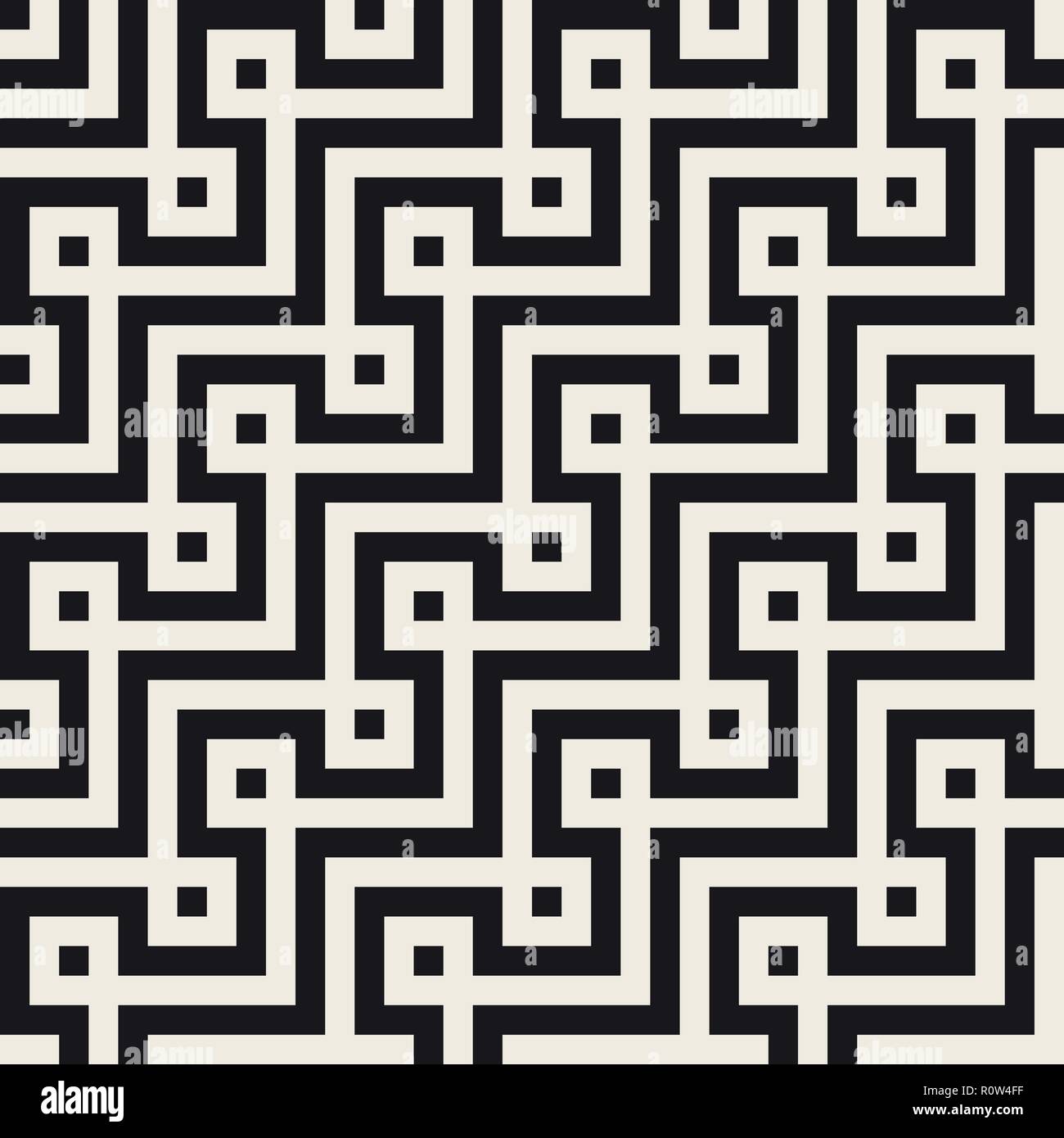 Vector seamless pattern. Modern stylish abstract texture. Repeating ...