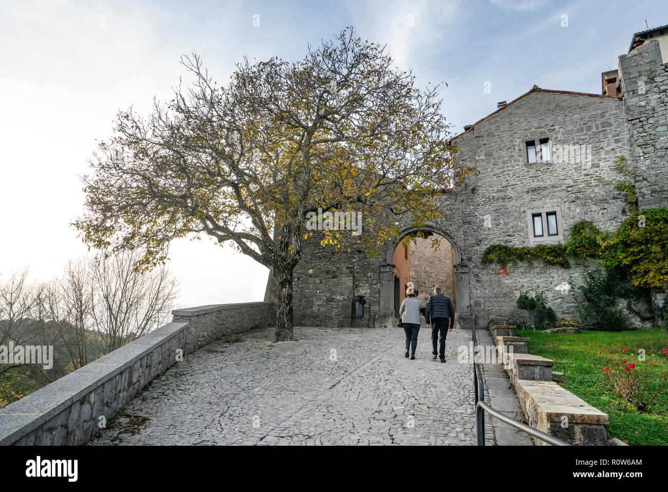 The sanctuary of the Blessed Virgin of Castelmonte, Friuli Venezia Giulia  region, Italy Stock Photo - Alamy, image size:1300x957