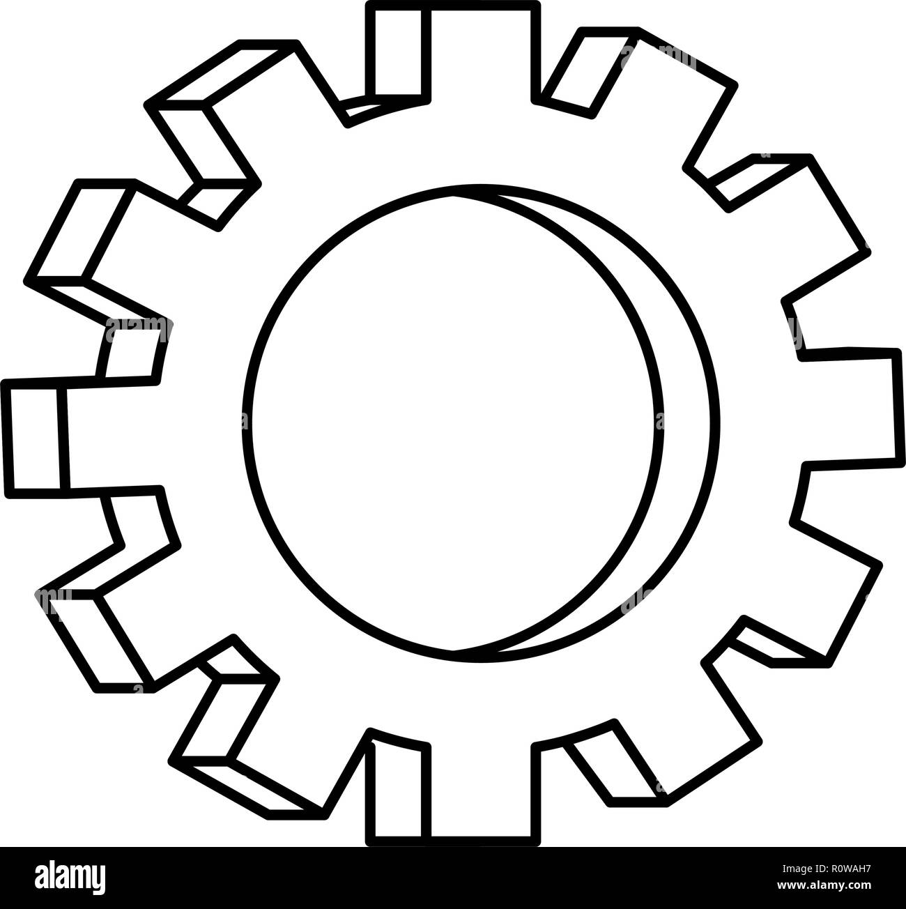 gear mechanics on white background vector illustration Stock Vector ...
