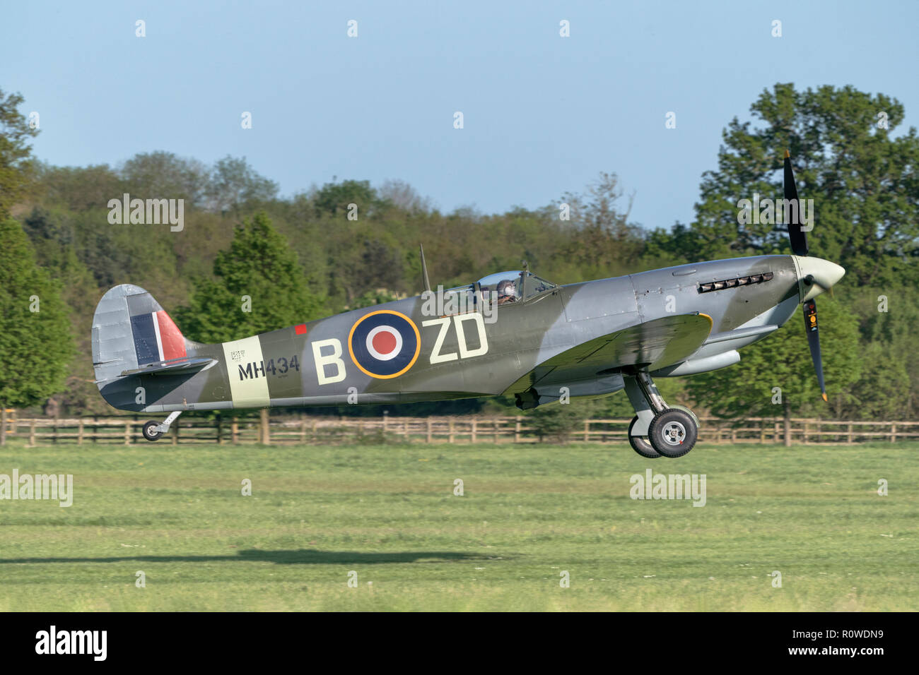 Vickers Supermarine Spitfire WW2 fighter plane Stock Photo