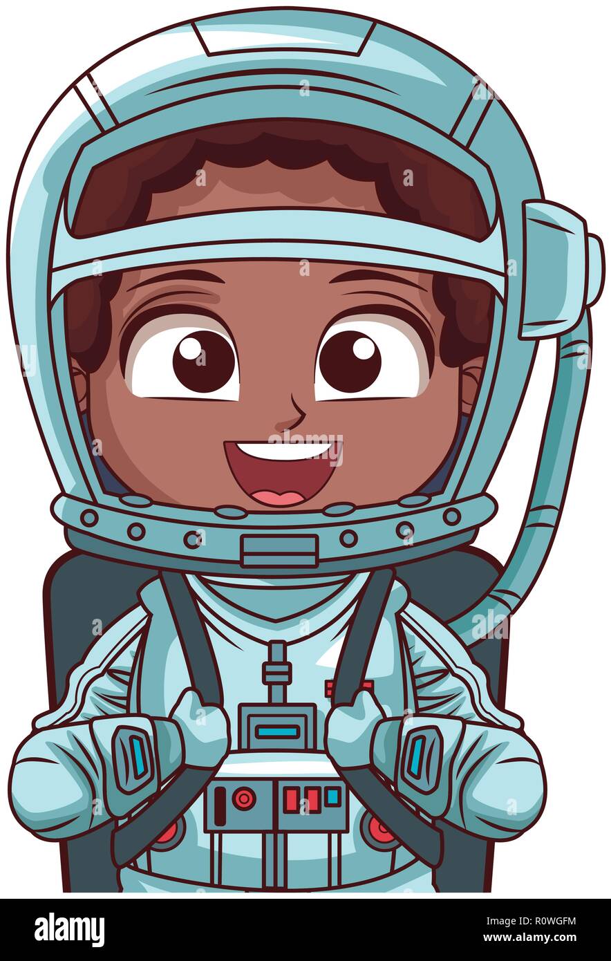 Astronaut boy cartoon Stock Vector Image & Art - Alamy