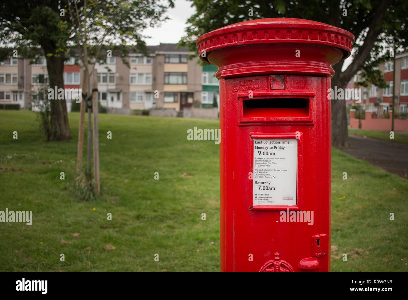 A British post box Stock Photo