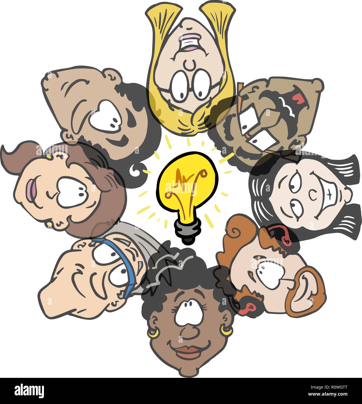 Ideation vector vectors hi-res stock photography and images - Alamy